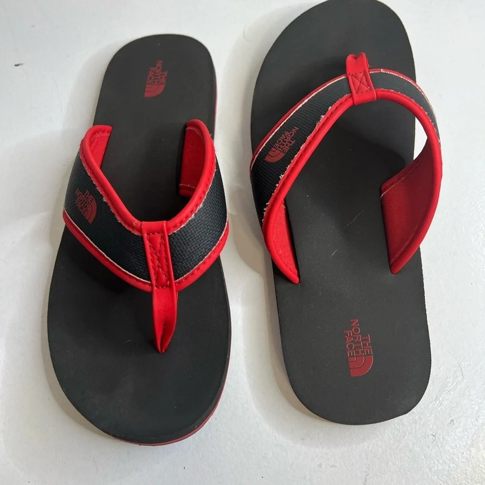 The North Face Youth Boys Base Camp Flip Flops size 12